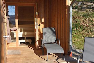 Sauna im Chalet im Bayerischer Wald